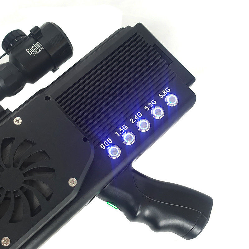 6 Band Gun Shape Drone Jammer UAV blocker VIP protection