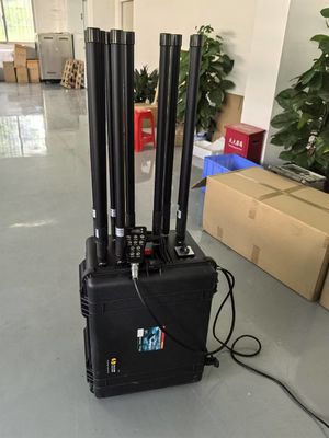 1 км многодиапазона транспортное средство мобильный телефон бомбы дрон VHF UHF GPS дистанционное управление джаммер 20-6000MHz VIP защита