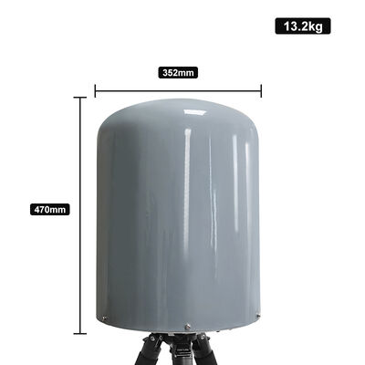 Детектор дронов Радиус обнаружения 5 км 700–6300 МГц Широкополосный всенаправленный 360 ° для раннего предупреждения БПЛА