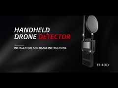 Специализированный ручной детектор сигнала 1,5-2 км 3-канальный для анти FPV